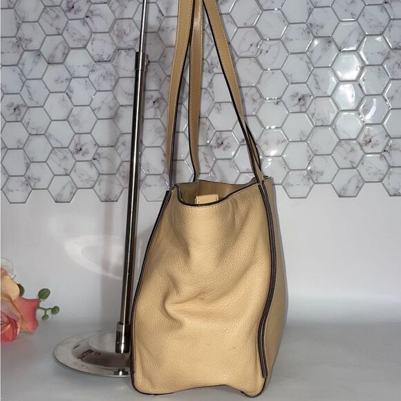 NWT Michael Kors Whitney Tan Leather Tote Bag - Picture 4 of 11